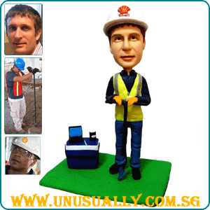 Customized 3D Corporate Figurine Done For Shell Malaysia